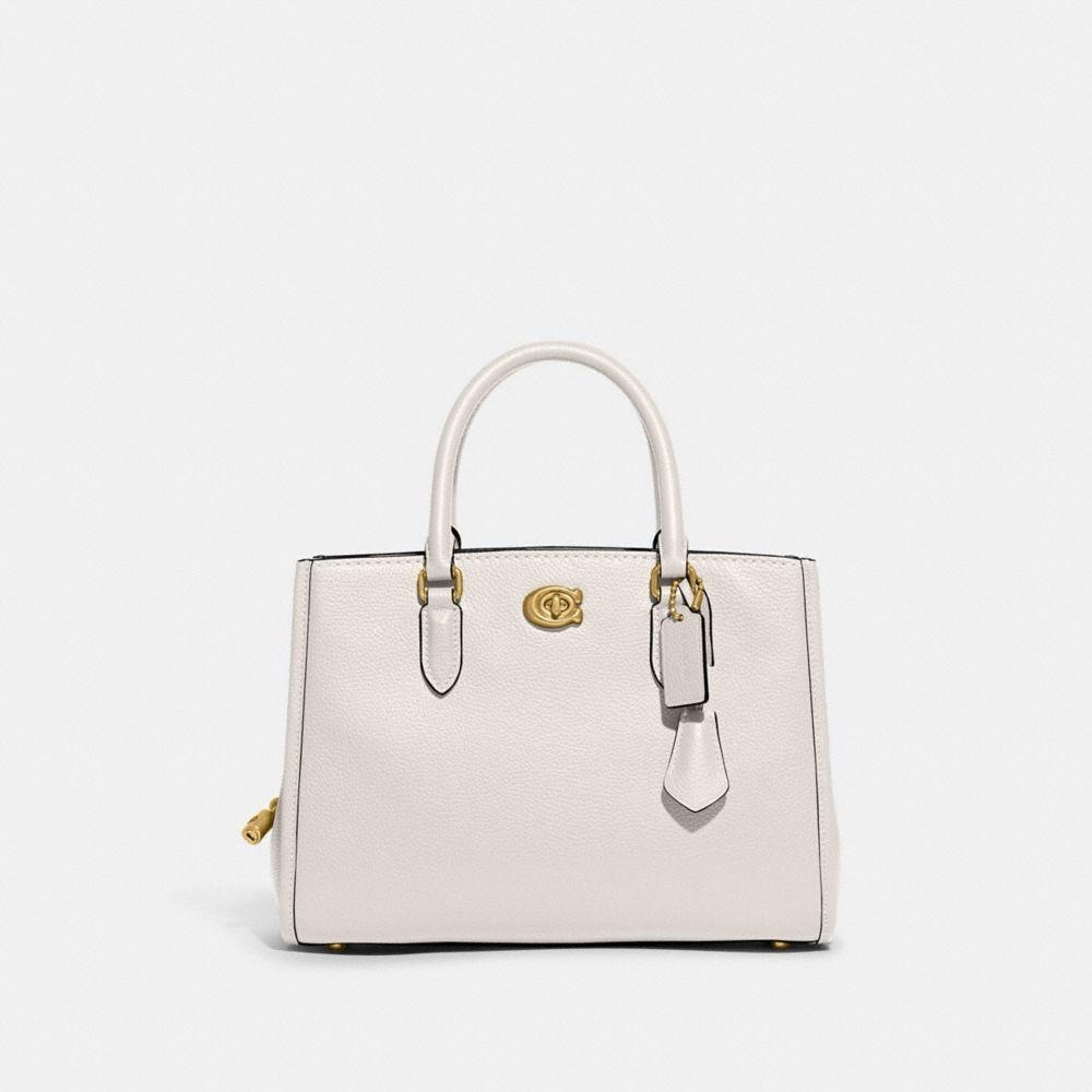 Coach White Leather Bag